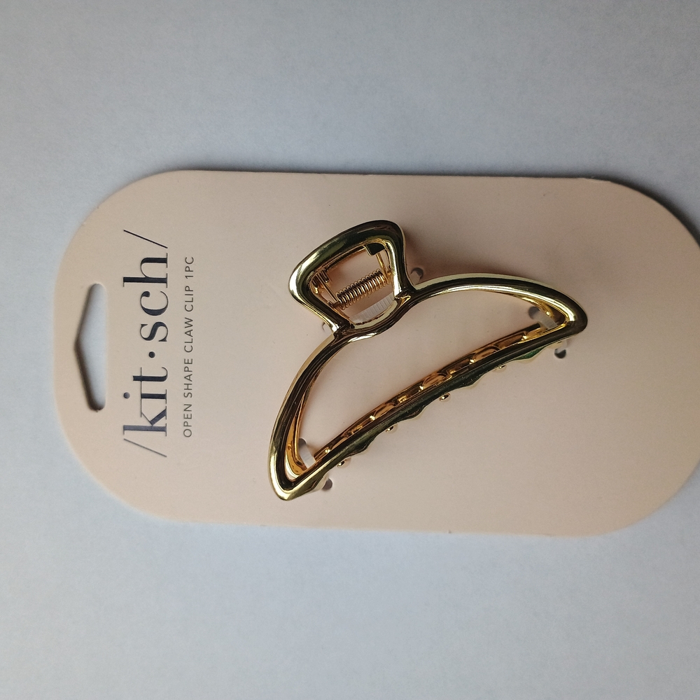 Kitsch Gold Hair Claw Clip